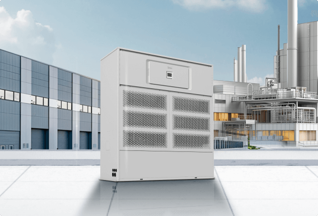 Midea V8 для охлаждения производственного помещения